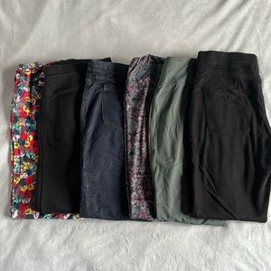 6-Pack of leggings/jeggings/skinny ponte pants